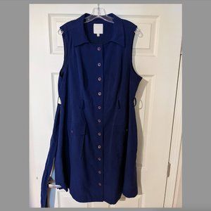 Modcloth Navy Sleeveless Sailor Dress